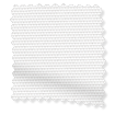 【カーテンレール可】チタン遮光　スノーホワイト ロールスクリーン　-プルコード式- サンプルの写真