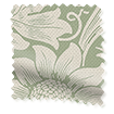 William Morris -ウイリアムモリス　サンフラワー　ソフトグリーン ロールスクリーン サンプルの写真