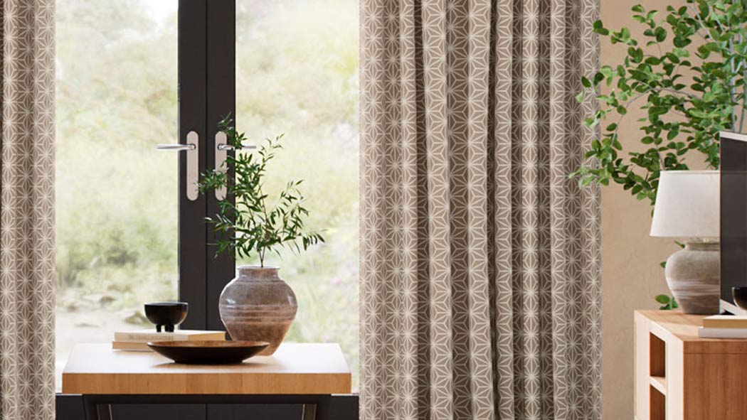 geometric curtains