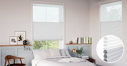 ツインハニカムシェード | 採光/シアーと遮光生地がひとつになった画期