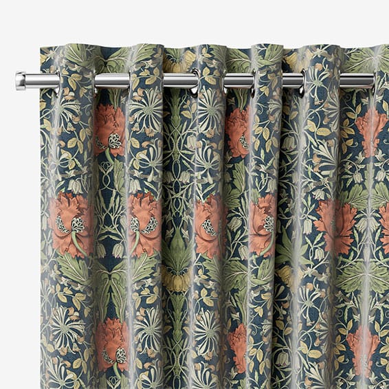 ウィリアムモリス ハニーサクル&チューリップベルベット バーミリオン