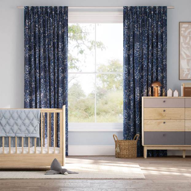 アデラジャ ナイトタイム・ブルー カーテン サムネイル写真