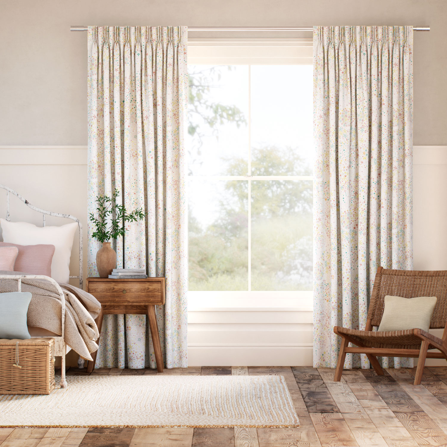 アデラジャ クォーツ・ピンク カーテン