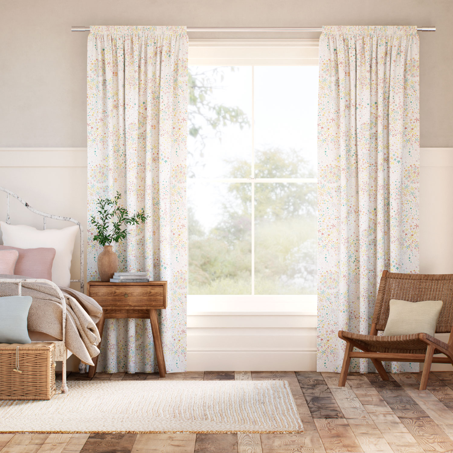 アデラジャ クォーツ・ピンク カーテン