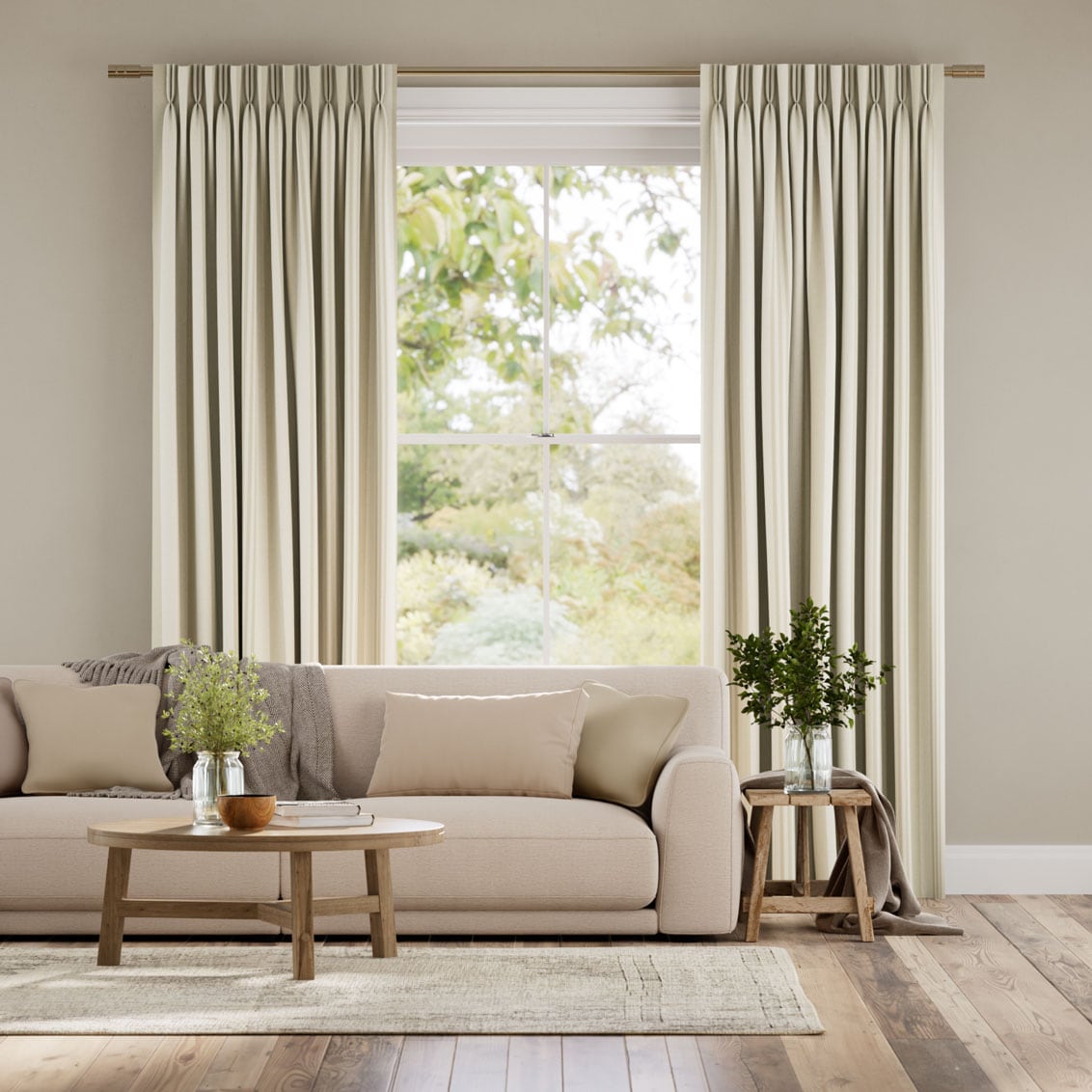 アルバニー ペブル カーテン