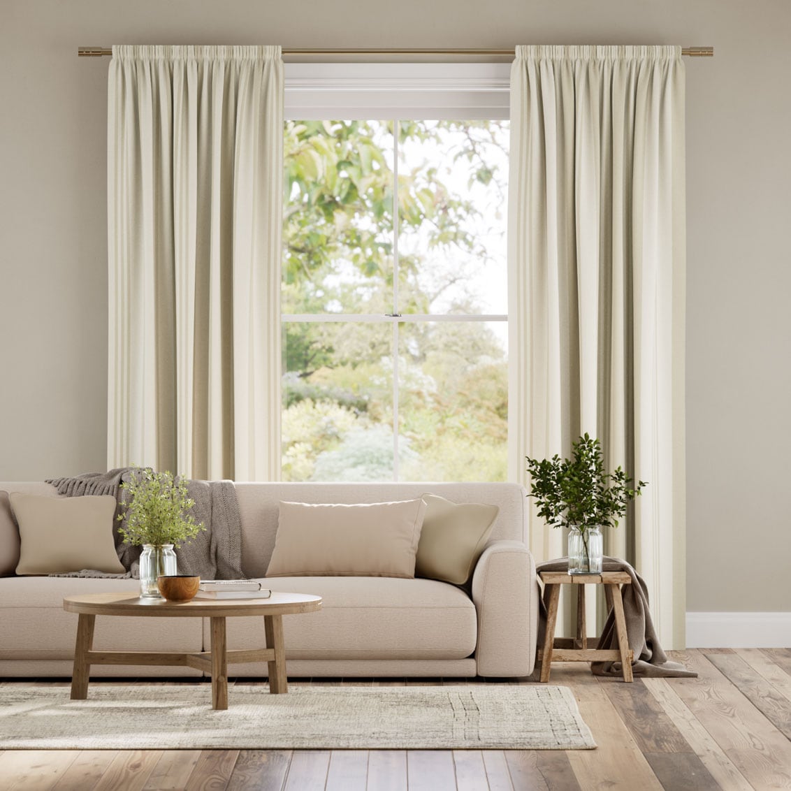 アルバニー ペブル カーテン