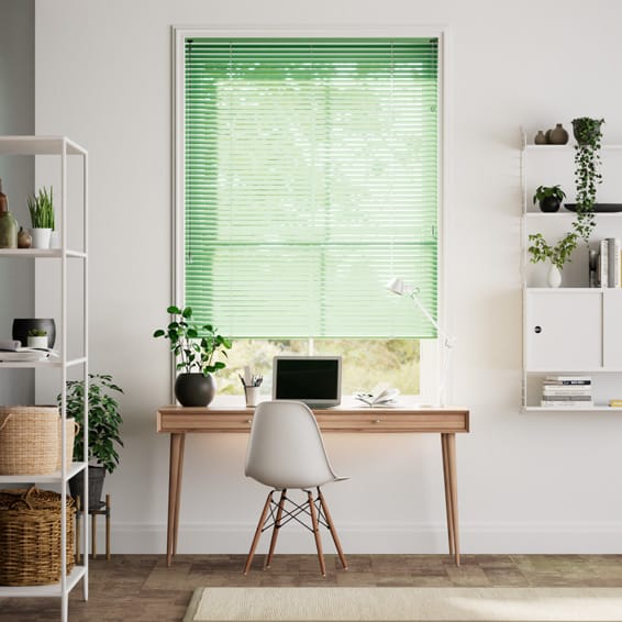 エッセンス　グリーン アルミブラインド
