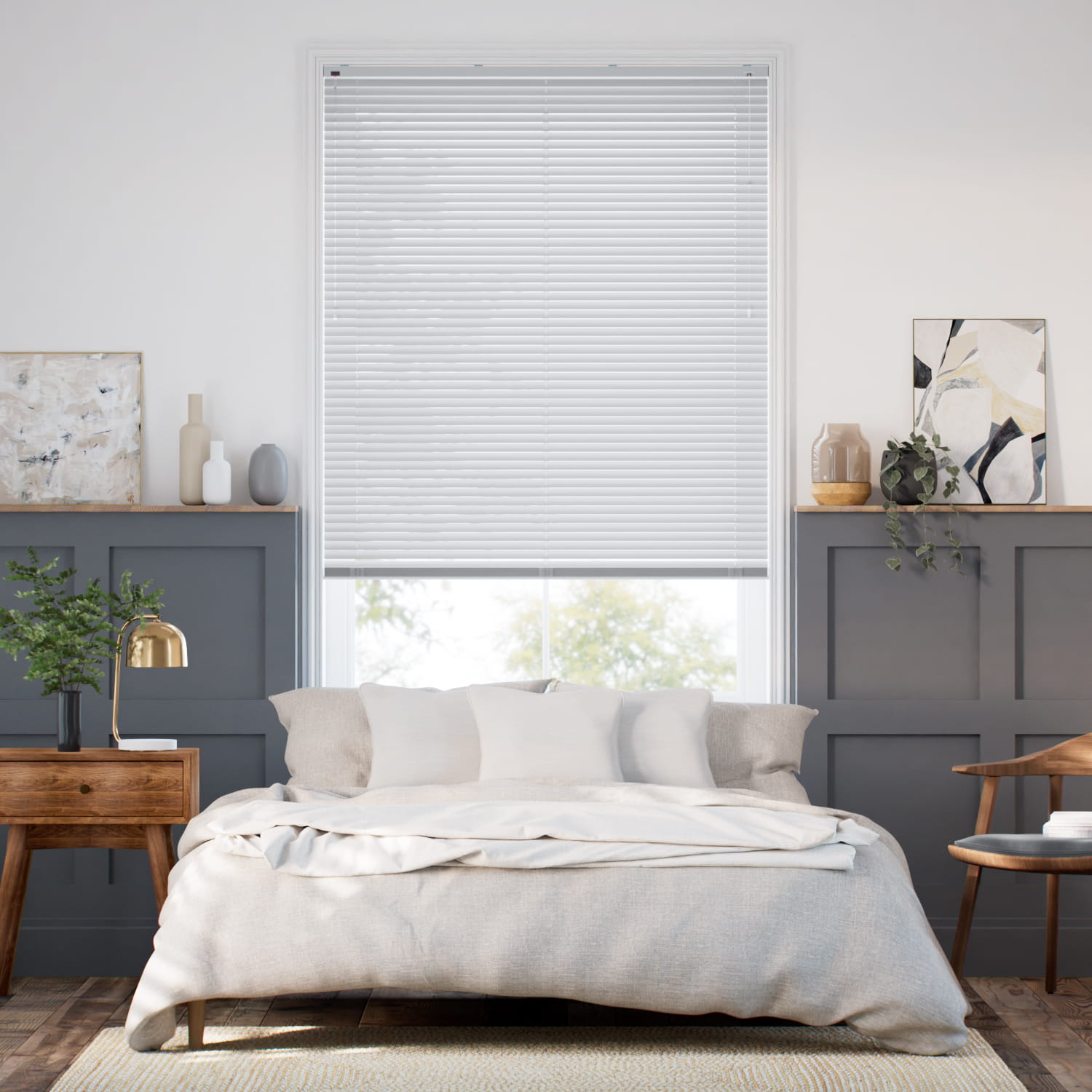 エッセンス　ペールブルー アルミブラインド