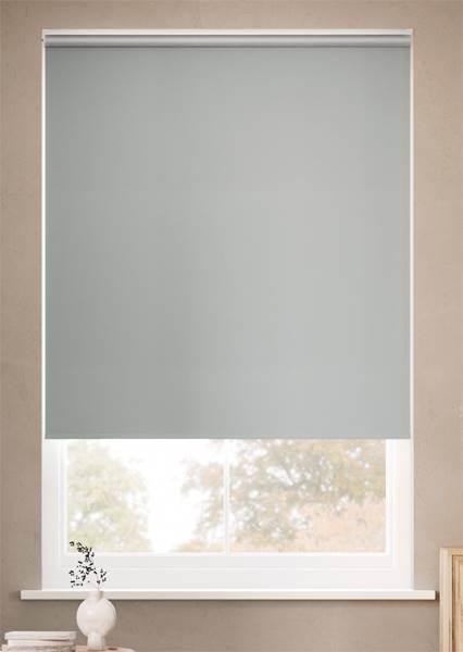 遮光サーマル グレー ロールスクリーン サムネイル写真