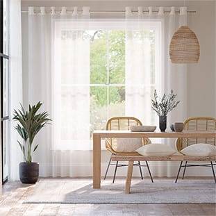 オーロラボイル　アイスホワイト カーテン サムネイル写真