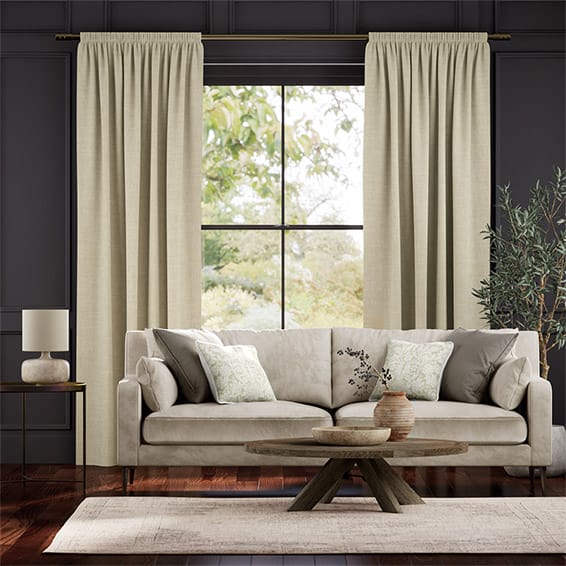 ビジュリネン　ラテ カーテン