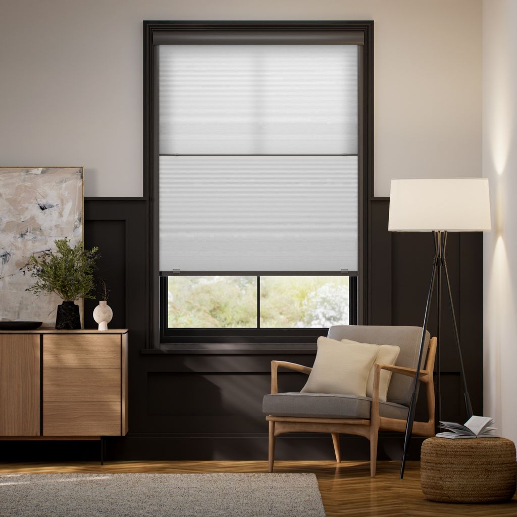 【高遮光フレーム付】ツインハニカム シンプルホワイト ハニカムシェード