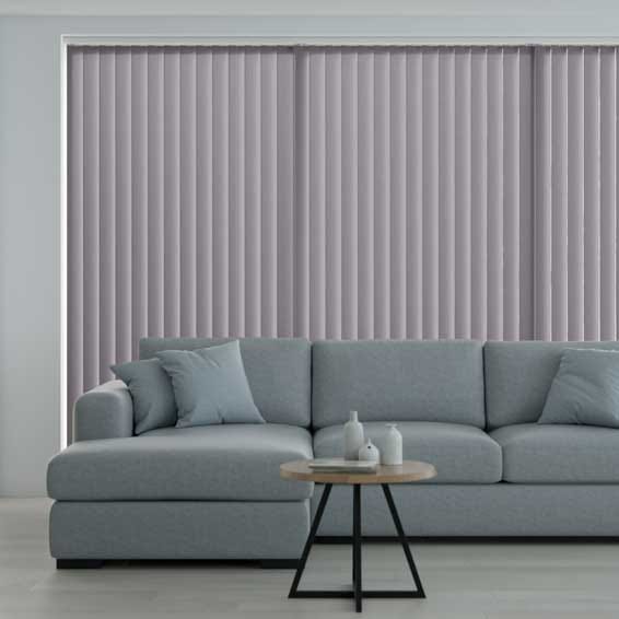 遮光 ナチュラル ダスティピンク バーチカルブラインド