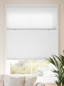 【つっぱり式】コードレス ツインハニカム シンプルホワイト コードレスハニカム サムネイル写真