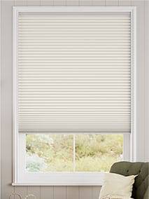 【つっぱり式】コードレス遮光ダブルサーマルハニカム アイボリー コードレスハニカム サムネイル写真