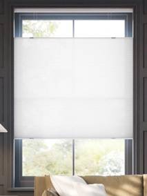 【つっぱり式】コードレス 採光 トップダウンハニカム ブライトホワイト コードレスハニカム サムネイル写真