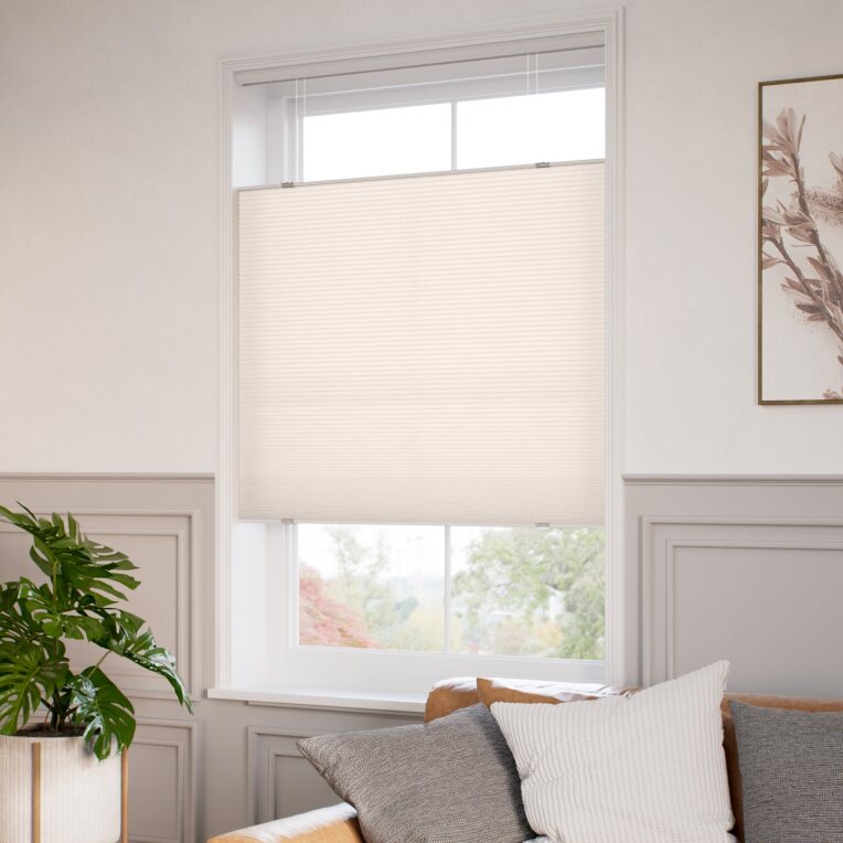 【つっぱり式】コードレス 採光 トップダウンハニカム ヌード ハニカムシェード