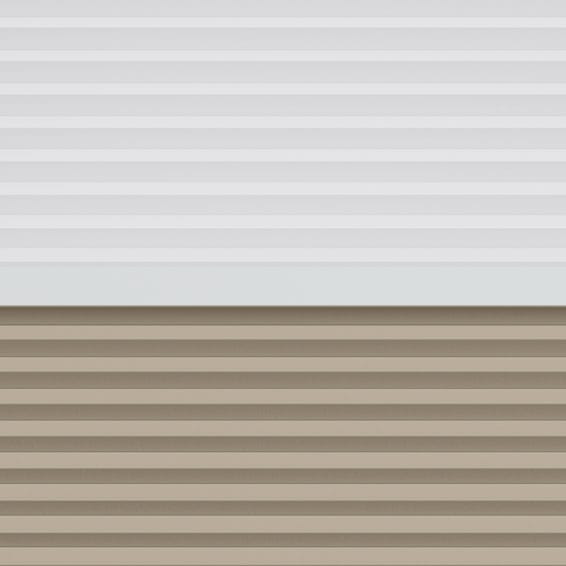 突っ張り式ハニカムシェード ベージュ(採光) 採光リネンハニカム シアーベージュ ハニカムシェード