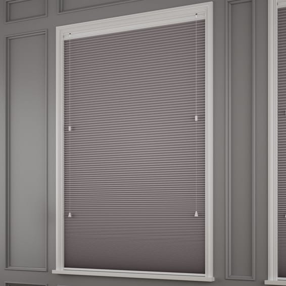 つっぱり式】ツインハニカム シアーダークグレー ハニカムシェード