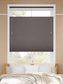 【つっぱり式】遮光トップダウンハニカム ダークグレー トップダウンハニカム サムネイル写真