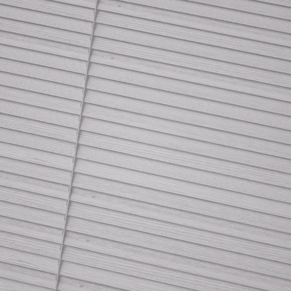 つっぱり式】ウッド調 ホワイト アルミブラインド