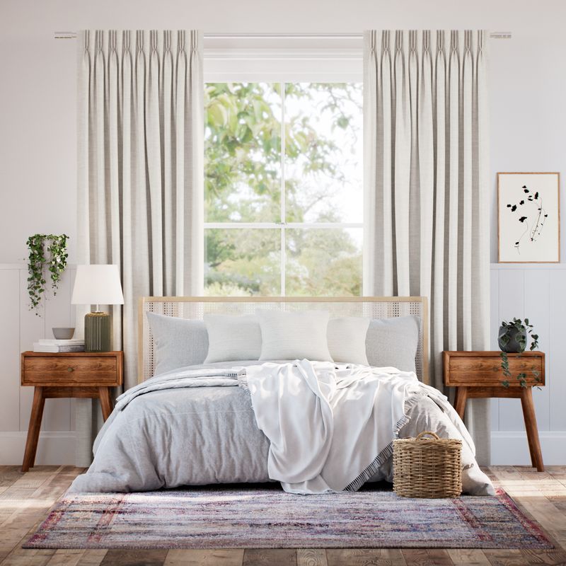 カディス ホワイト カーテン