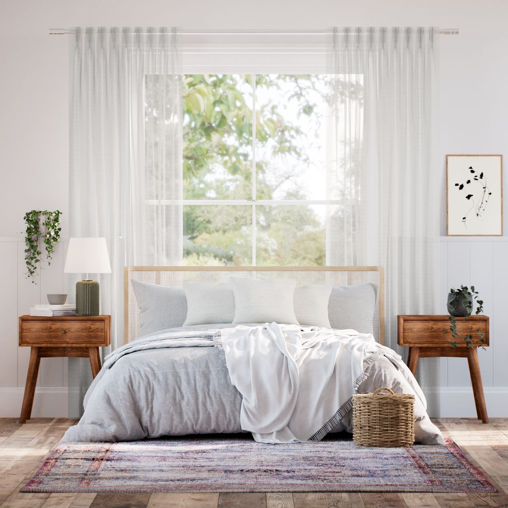 リエカ ホワイト カーテン