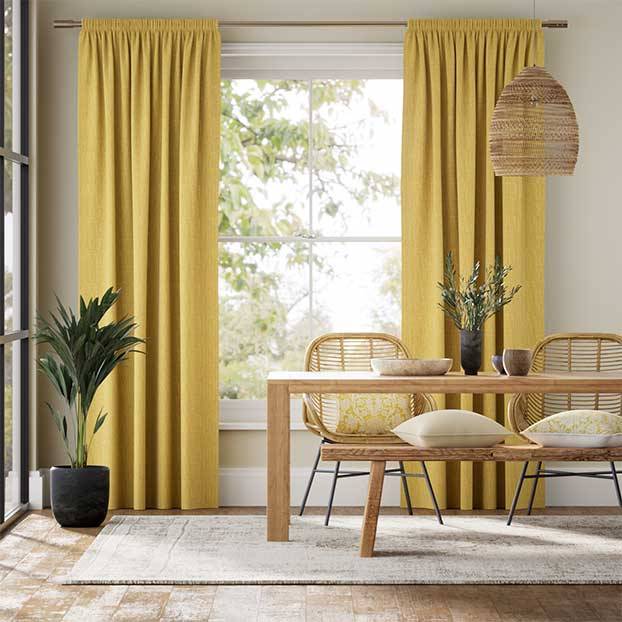 カバンディッシュ ミモザ ゴールド カーテン サムネイル写真