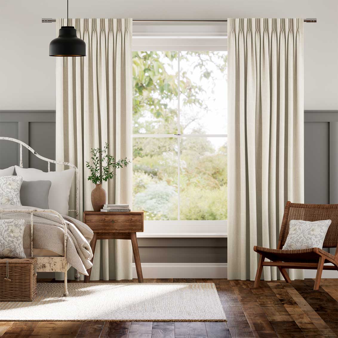 カバンディッシュ　パーチメント カーテン