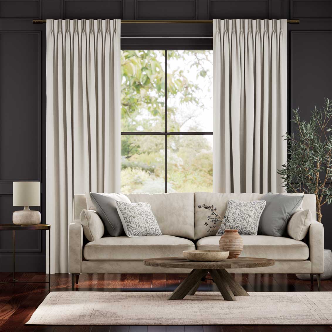 カバンディッシュ ペブル カーテン