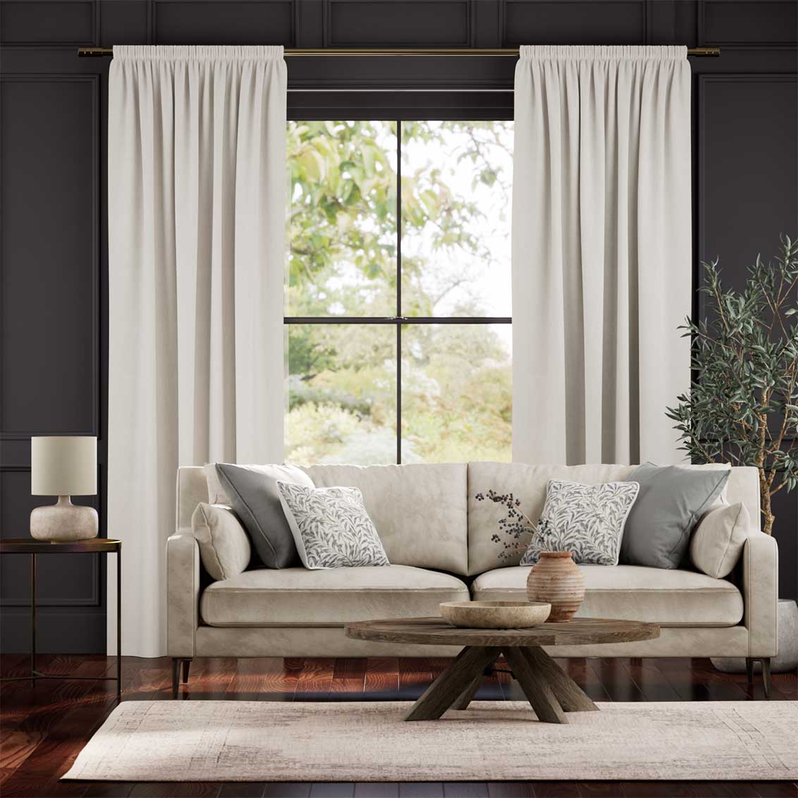 カバンディッシュ ペブル カーテン