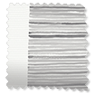 防水・遮光 セラミックストライプ クレイグレー ロールスクリーン サンプルの写真