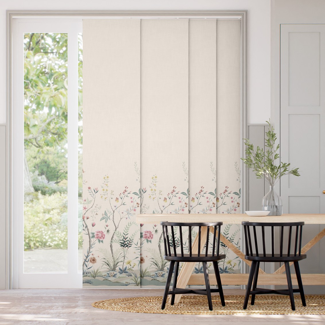 シノワズリ・ナチュラル パネルブラインド