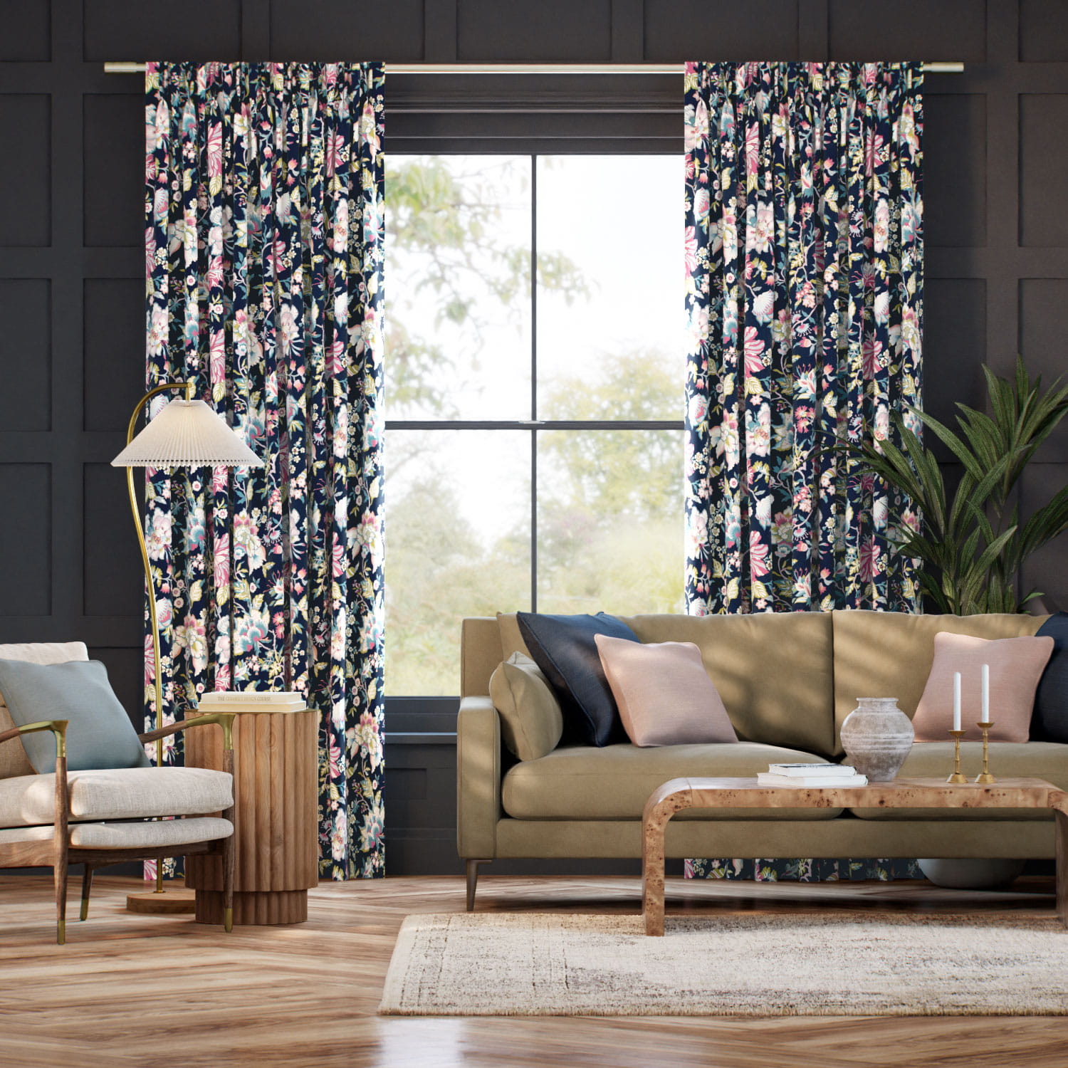 クリステル コスモス カーテン