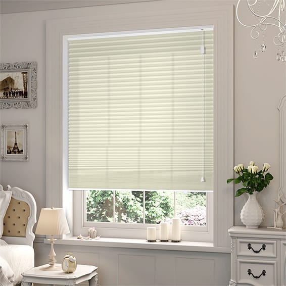 つっぱり式】採光ハニカム クロテッドクリーム ハニカムシェード