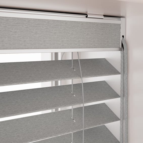 クール シルバー ウッドブラインド