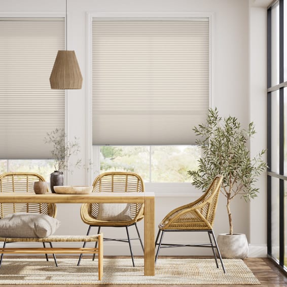 コードレス採光トリプルハニカム パールライトブラウン ハニカムシェード