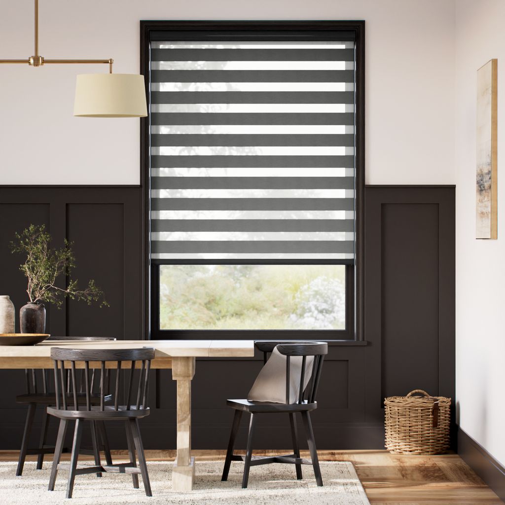 コードレス ゼブラ 遮光 ジンク 調光ロールスクリーン