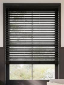 コードレス  メトロポリタン ブラック ウッドブラインド サムネイル写真