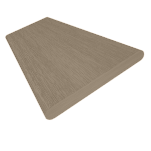 コードレス  メトロポリタン ライトトープ ウッドブラインド サンプルの写真