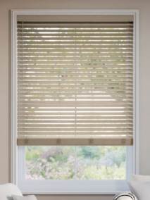 コードレス  メトロポリタン ライトトープ ウッドブラインド サムネイル写真