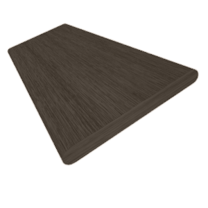 コードレス  メトロポリタン アンティークブラウン ウッドブラインド サンプルの写真