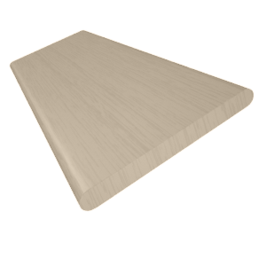 コードレス ナチュラル ベージュ ウッドブラインド サンプルの写真