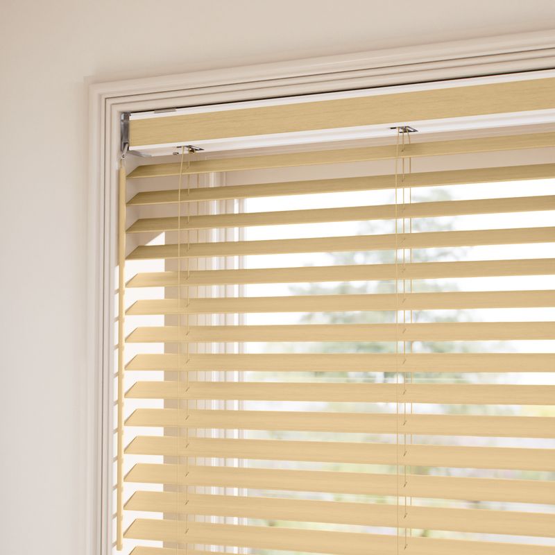 コードレス ラスティック ナチュラル ウッドブラインド
