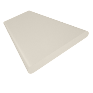 コードレス ラスティック ホワイト ウッドブラインド サンプルの写真