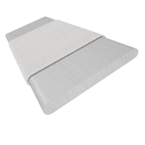 コードレス シンプル ピュアホワイト＆ホワイト ウッドブラインド サンプルの写真