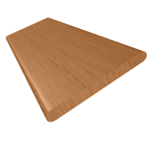 コードレス シンプル ウォームメープル ウッドブラインド サンプルの写真