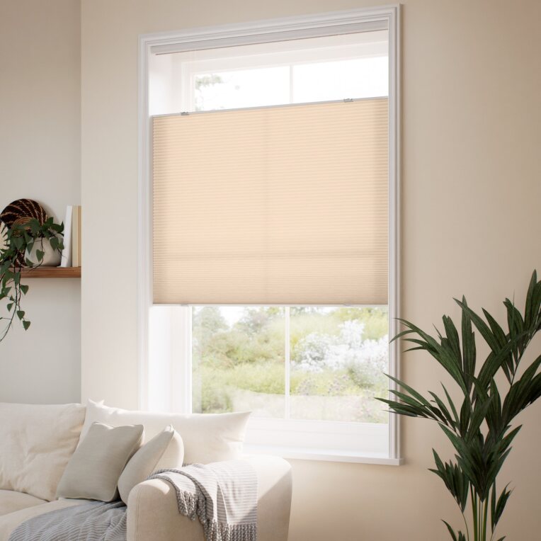 コードレス 採光 トップダウンハニカム アーモンド ハニカムシェード