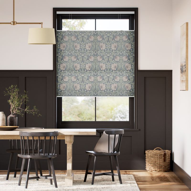 コードレス 採光トップダウンハニカム ウィリアムモリス ピンパーネル ブラッシュ シェード