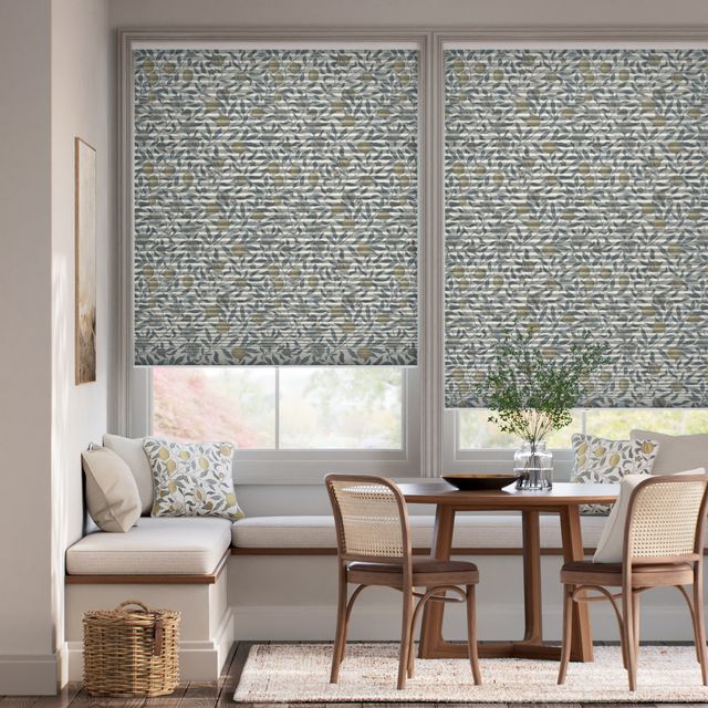 コードレス遮光ハニカム ウィリアムモリス フルーツ プリムローズ シェード